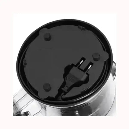Spremiagrumi PRINCESS con base nera e avvolgicavo integrato per un facile stoccaggio
