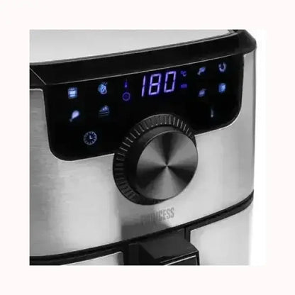 Friggitrice PRINCESS in acciaio inox con pannello digitale e controllo temperatura a 180 gradi