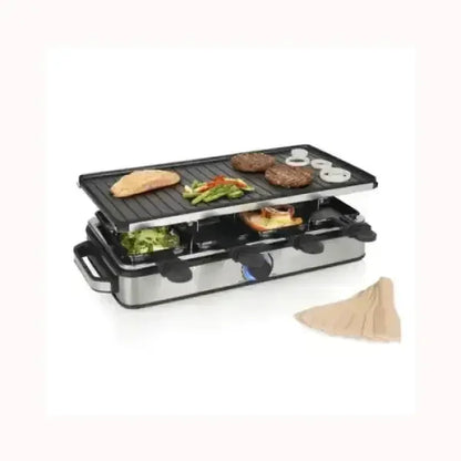 Bistecchiera PRINCESS elettrica con piastra grill e scomparti per cucinare carne e verdure