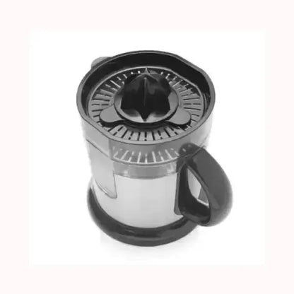 Spremiagrumi PRINCESS in acciaio inox con manico nero per estrarre succo di agrumi freschi