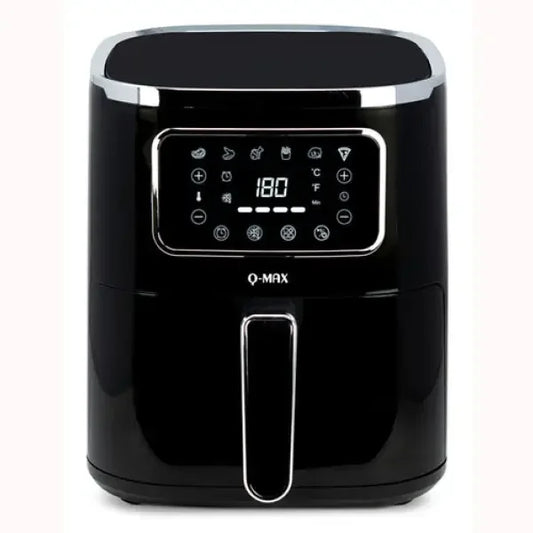 Friggitrice ad aria JOCCA nera con pannello digitale e controllo temperatura per cucina sana