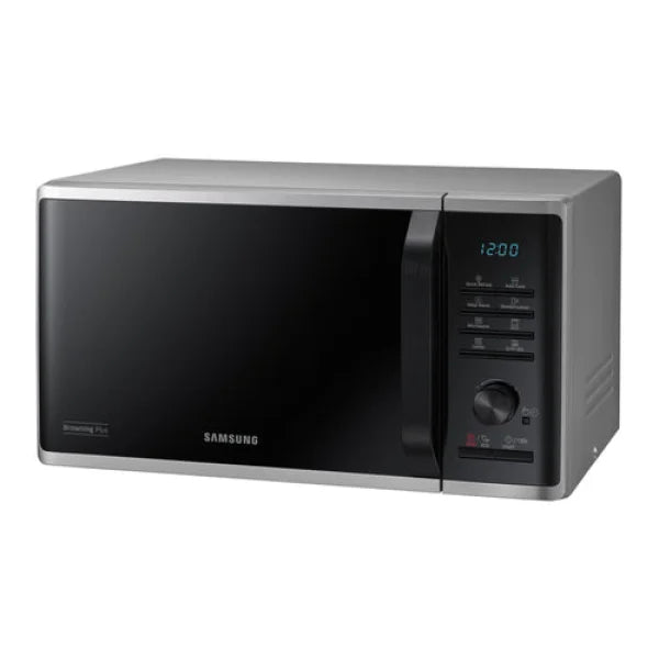 Samsung Forno Microonde grigio con display digitale e manopola di controllo facile da usare