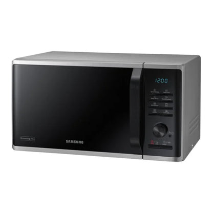 Samsung Forno Microonde grigio con display digitale e manopola di controllo facile da usare