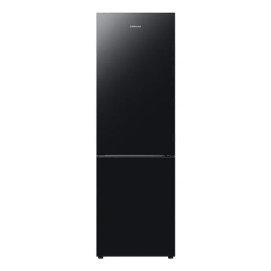 Frigorifero Combinato Samsung nero con doppia porta e design moderno per cucina