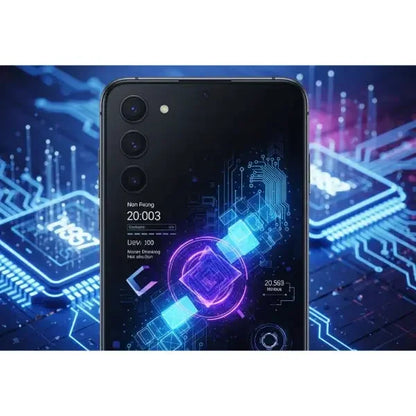 Smartphone Samsung SM-S937 con design moderno e display digitale innovativo