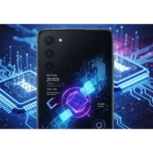 Smartphone Samsung SM-S937 con design moderno e display digitale innovativo