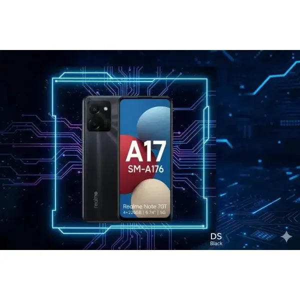 Smartphone Samsung A17 con schermo da 6,6 pollici e processore potente per prestazioni elevate