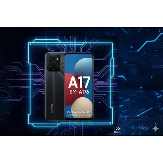 Smartphone Samsung A17 con schermo da 6,6 pollici e processore potente per prestazioni elevate