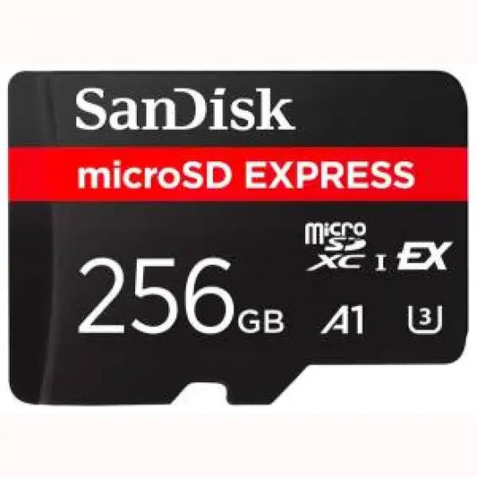 SanDisk Express MicroSD scheda 256GB microSD Express A1 U3 per smartphone e fotocamere accessori informatica Sandisk