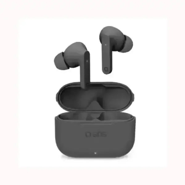 Auricolari wireless SBS neri con custodia di ricarica compatta e design ergonomico