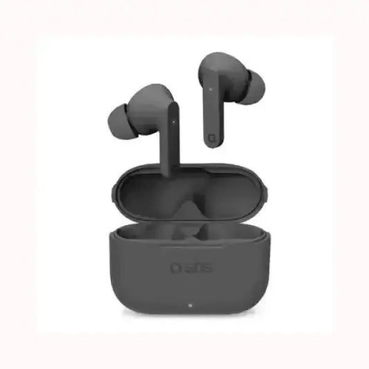 Auricolari wireless SBS neri con custodia di ricarica compatta e design ergonomico