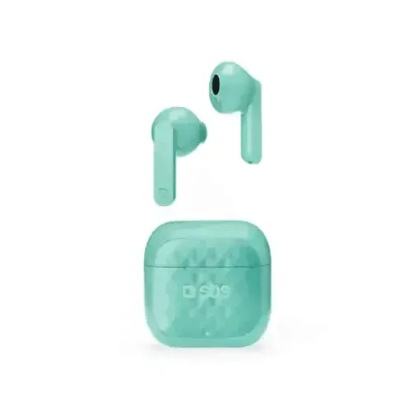 SBS TWS Air Free Cuffie True Wireless Stereo (TWS) In-ear Musica e Chiamate Base di ricarica Verde Auricolari