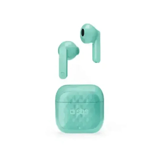 SBS TWS Air Free Cuffie True Wireless Stereo (TWS) In-ear Musica e Chiamate Base di ricarica Verde Auricolari