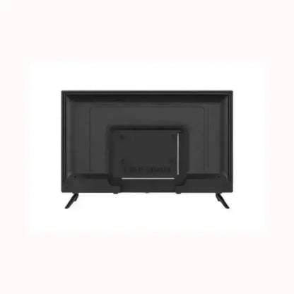 Televisione SMART Smart Tech vista posteriore con supporti neri per schermo piatto