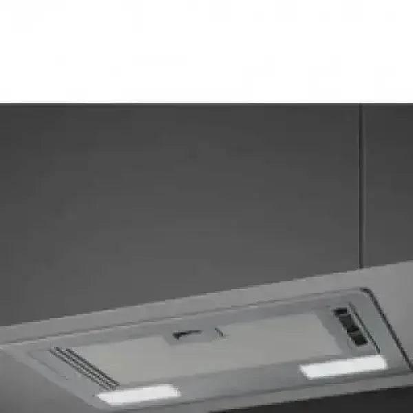 Cappa da cucina SMEG a incasso con illuminazione LED e design moderno in acciaio inox