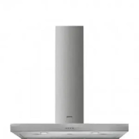 Cappa da cucina in acciaio inox SMEG con design moderno e aspirazione efficiente