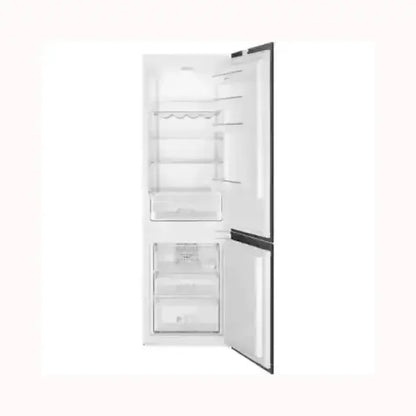 Frigorifero da incasso SMEG bianco con doppia porta e ripiani interni regolabili