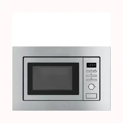 Forno microonde incasso in acciaio inox con display digitale e comandi frontali SMEG