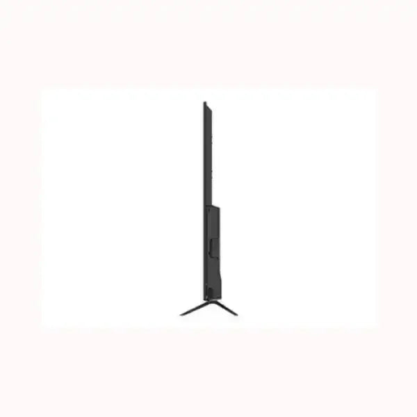 TV Smart Tech SMT-43F30UV2M1B1 vista laterale sottile con supporto nero