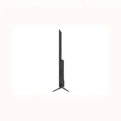 TV Smart Tech SMT-43F30UV2M1B1 vista laterale sottile con supporto nero