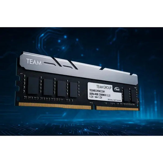 Modulo RAM TEAM GROUP DDR4 da 16GB con velocità di 3200MHz e bassa latenza CL22