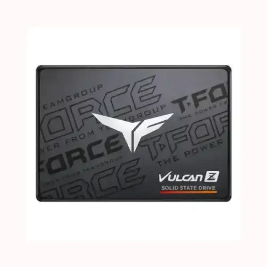 Disco rigido TEAM GROUP Vulcan Z SSD a stato solido con design nero e logo bianco
