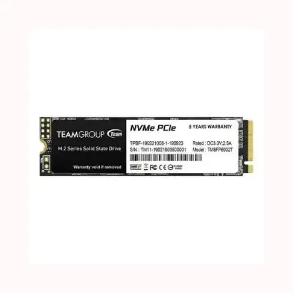Disco rigido SSD M.2 NVMe PCIe TEAMGROUP con garanzia di cinque anni e alta velocità di trasferimento dati