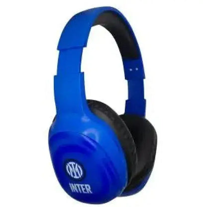 Cuffie Techmade blu con logo Inter, design leggero e confortevole per appassionati di musica