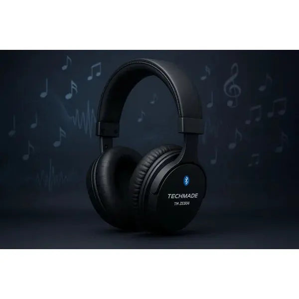 Techmade cuffie wireless con suono chiaro e design elegante per un'esperienza audio superiore