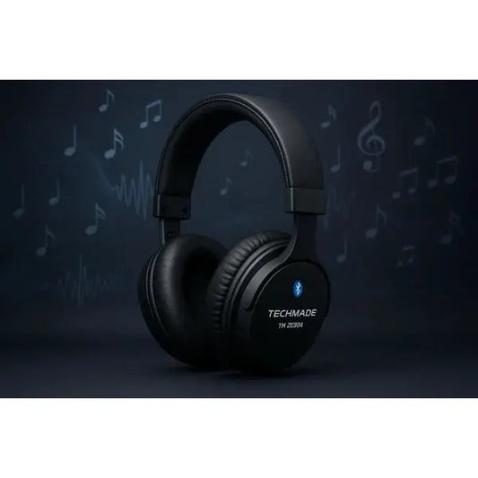 Techmade cuffie wireless con suono chiaro e design elegante per un'esperienza audio superiore