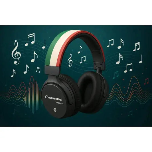 Cuffie Techmade con design italiano, perfette per ascoltare musica con stile