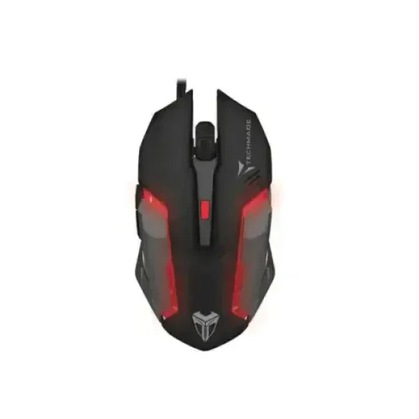 TECHMADE KIT TASTIERA+MOUSE+CUFFIE+PAD GAMING USB NERO TM-GAMINGSET2 Kit Tastiera + Mouse