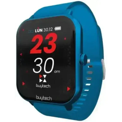 Smartwatch Techmade blu con schermo touch e funzioni avanzate per il monitoraggio della salute