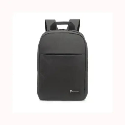 Zaino nero TECHMADE con design minimalista e tasca frontale per uso quotidiano