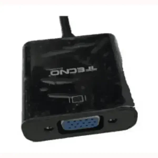 Adattatore cavo TV TECNO nero con porta VGA per connessione video