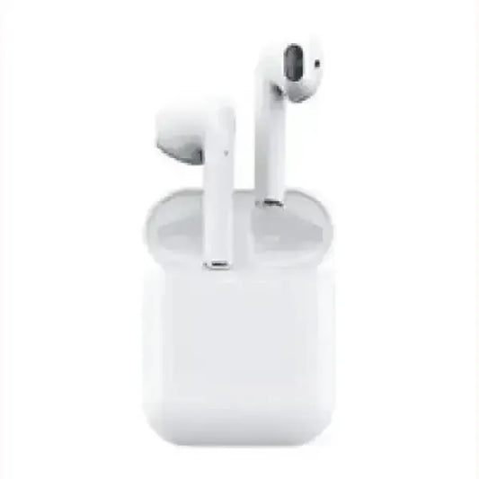 TECNO auricolari wireless bianchi con custodia di ricarica compatta e design ergonomico
