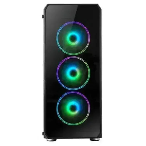 TECNO PC CASE GAMING ARGB LATERALE TRASPARENTE NERO TC-GAME 13 Case