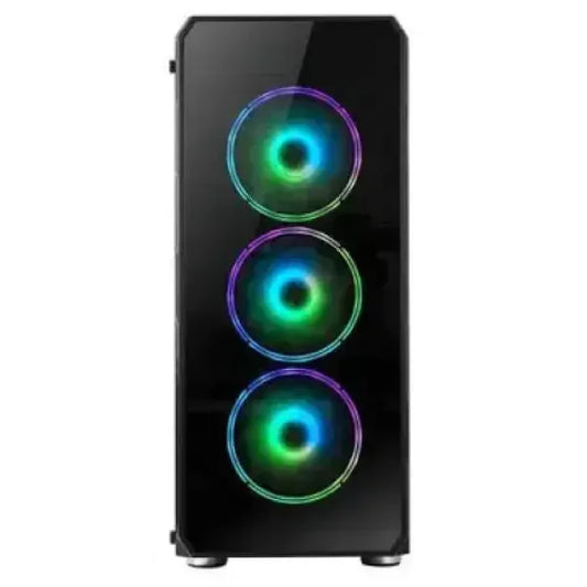 TECNO PC CASE GAMING ARGB LATERALE TRASPARENTE NERO TC-GAME 13 Case