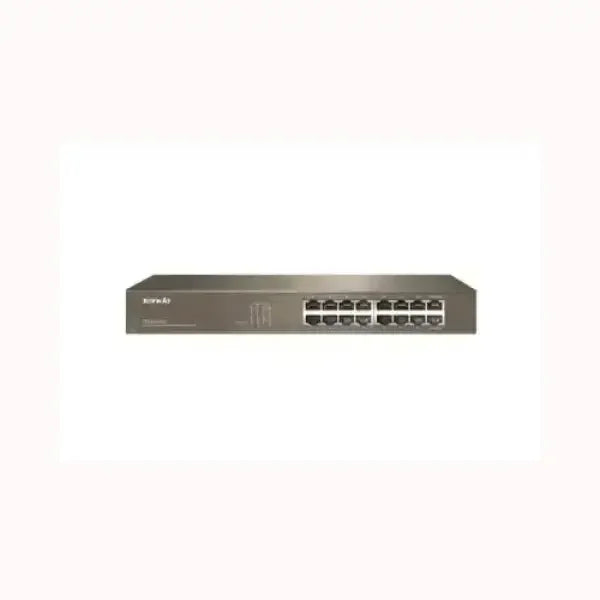 Switch di rete TENDA grigio con 16 porte Ethernet ideale per uffici e connessioni LAN affidabili