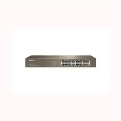 Switch di rete TENDA grigio con 16 porte Ethernet ideale per uffici e connessioni LAN affidabili