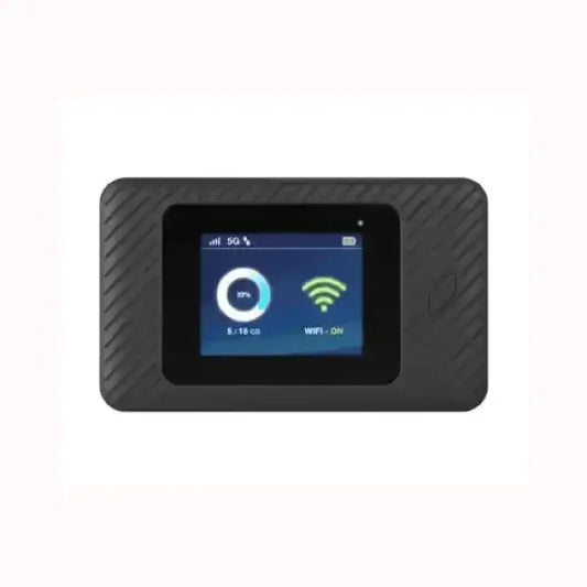 Hotspot portatile Onda nero con display touchscreen batteria integrata router per connessione TIM Wi-Fi 5G e condivisione