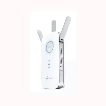 TPLINK range extender bianco con tre antenne LED ring estende segnale WiFi per casa e ufficio