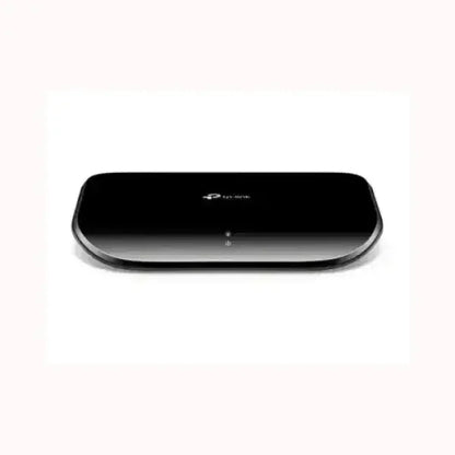 Switch TPLINK nero compatto 5 porte Gigabit per rete domestica design sottile con indicatori LED