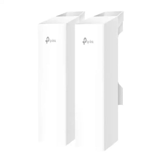TP-Link Access Point WiFi pack da 2 unita bianche con corpo verticale e staffa per montaggio a parete