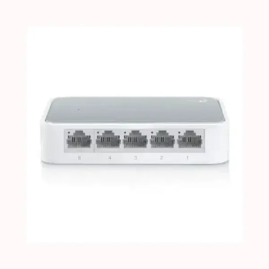 Switch TPLINK 5 porte Ethernet compatto bianco per rete LAN desktop plug and play