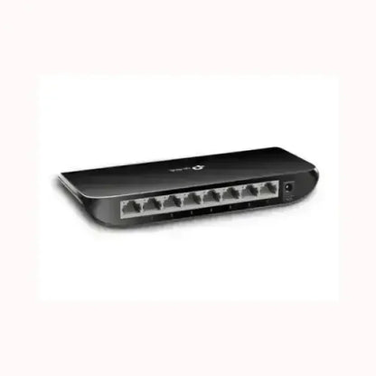 Switch Ethernet TPLINK 8 porte nero compatto alimentazione esterna per rete domestica
