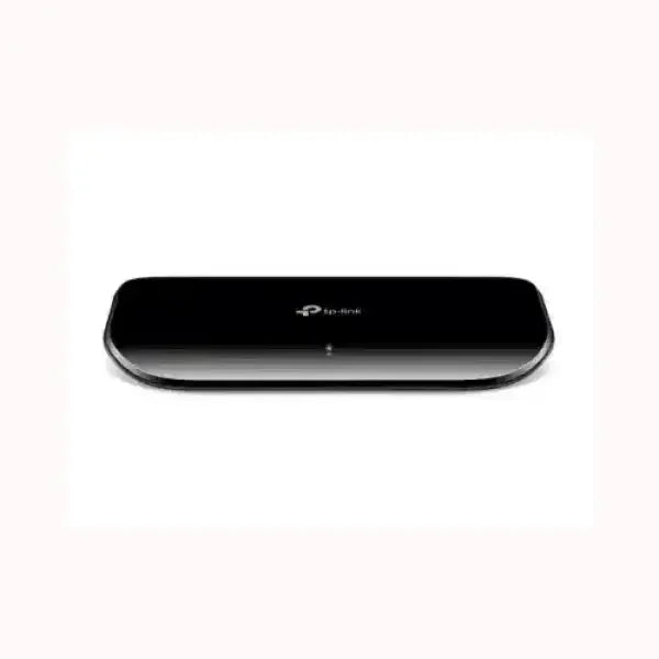 Switch TPLINK nero compatto 5 porte Ethernet per rete domestica e ufficio con design slim e LED di stato
