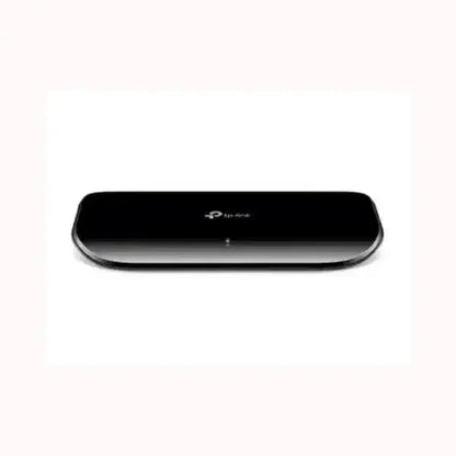 Switch TPLINK nero compatto 5 porte Ethernet per rete domestica e ufficio con design slim e LED di stato