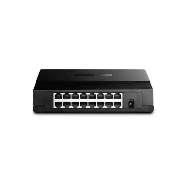 Switch di rete TPLINK nero 16 porte RJ45 compatto non gestito per ufficio e piccole reti domestiche