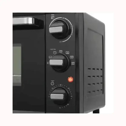 Fornetto nero Princess con manopole di controllo e funzione timer modello TRISTAR